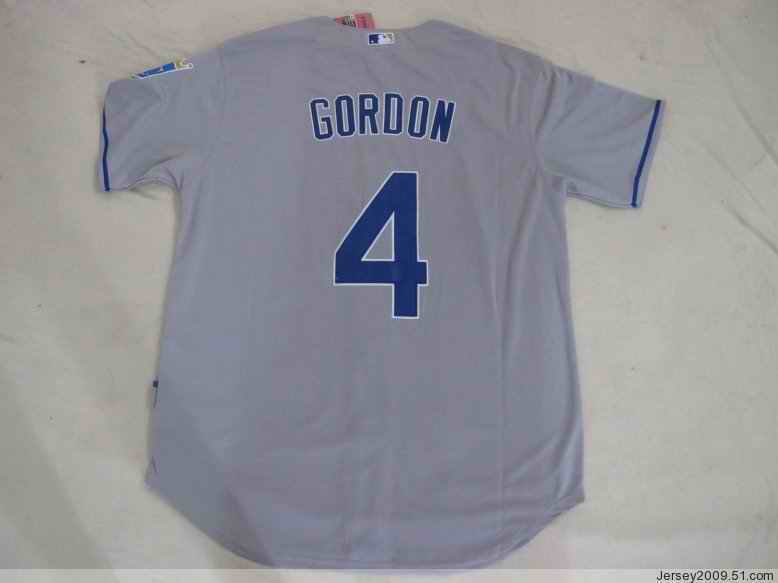 Royals 4 Gordon grey Jerseys
