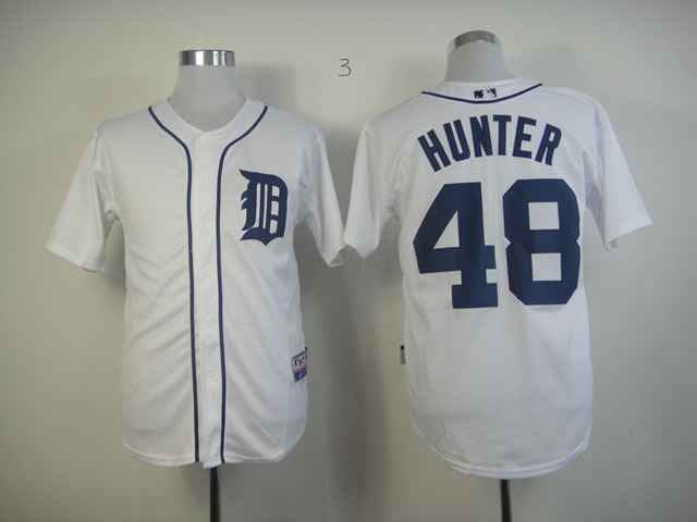 Tigers 48 Hunter White Jerseys