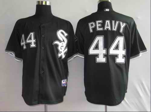 White Sox 44 Peavy Black Jerseys