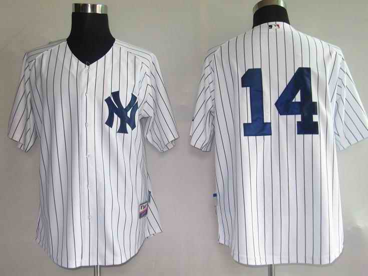 Yankees 14 Granderson white Jerseys