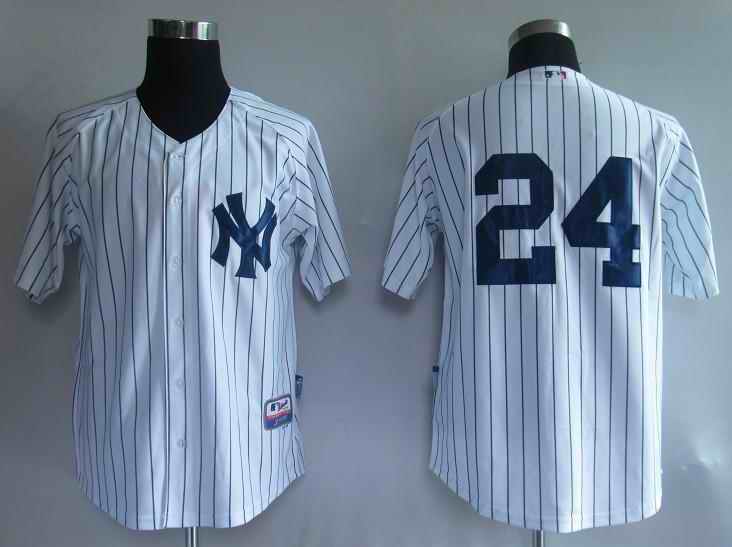 Yankees 24 Robinson Cano white Jerseys