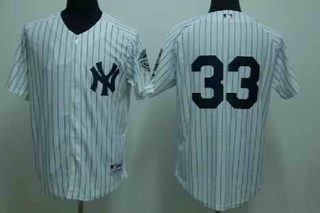 Yankees 33 Swisher white Jerseys