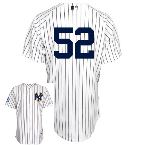 Yankees 52 Sabathia White Jerseys