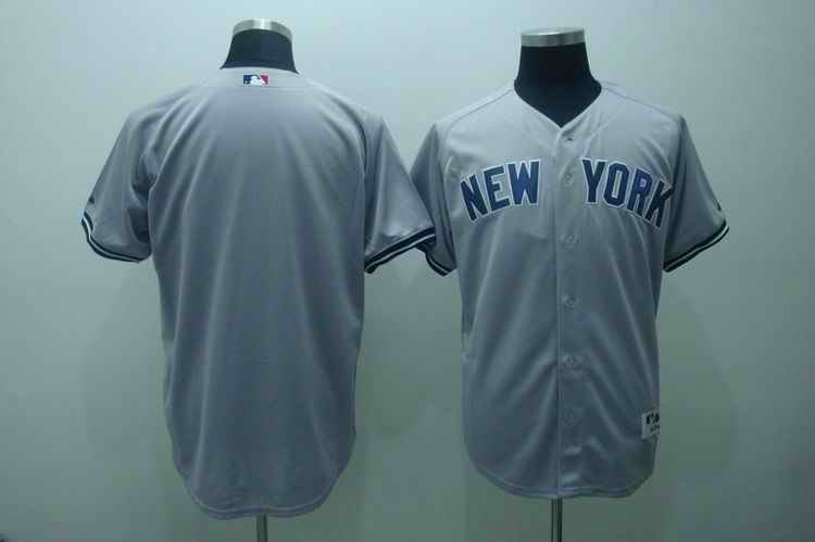 Yankees grey blank Jerseys