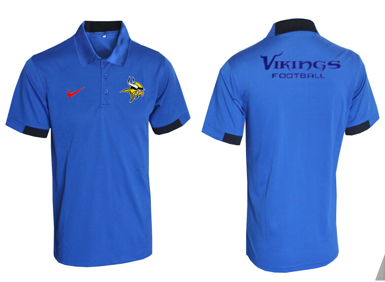 Nike Vikings Blue Polo Shirt