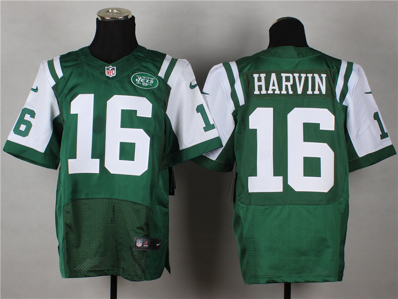 Nike Jets 16 Harvin Green Elite Jersey