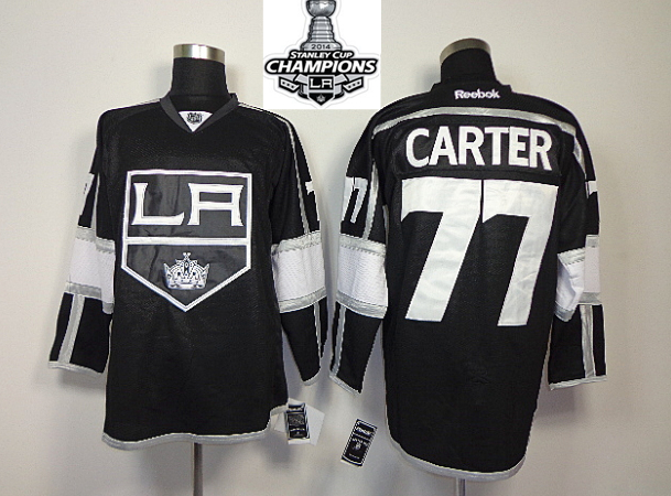 Kings 77 Carter Black 2014 Stanley Cup Champions Jerseys