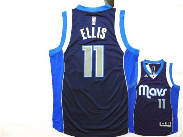 Mavericks 11 Ellis Navy Blue New Revolution 30 Jerseys