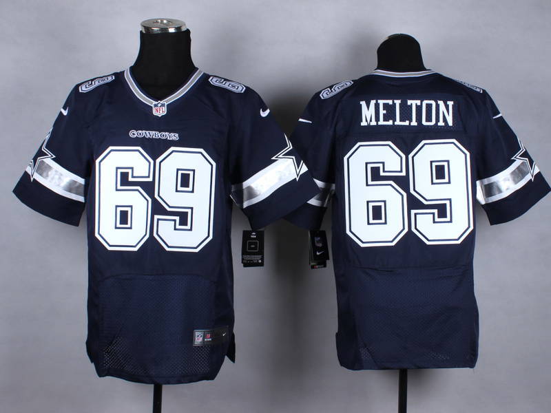Nike Cowboys 69 Melton Blue Elite Jersey