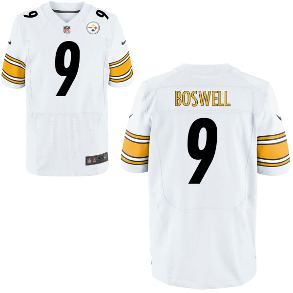 Nike Steelers 9 Chris Boswell White Elite Jersey