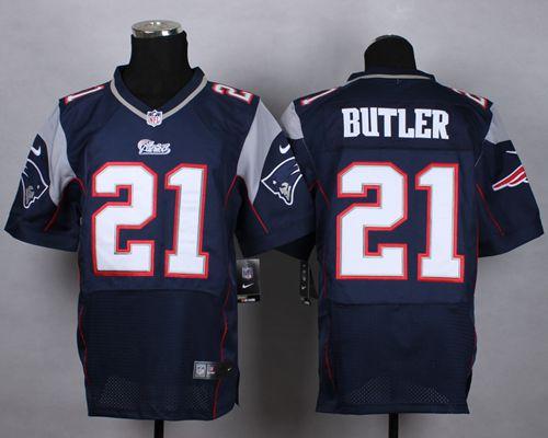 Nike Patriots 21 Butler Blue Elite Jerseys