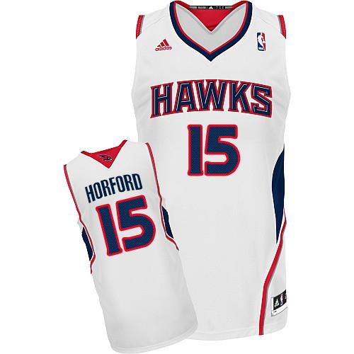 Hawks 15 Horford White New Revolution 30 Jerseys