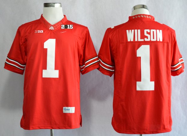 Ohio State Buckeyes 1 Dontre Wilson Red Limited NCAA 2015 Playoff Championship Jerseys