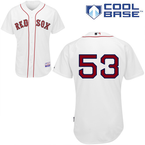 Red Sox 53 John Farrell White Cool Base Jerseys