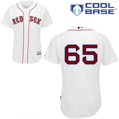 Red Sox 65 Steven Wright White Cool Base Jerseys