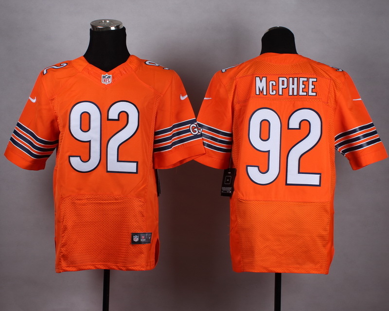 Nike Bears 92 Pernell McPhee Orange Elite Jersey