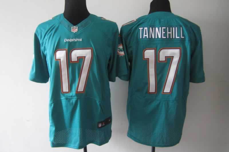 Nike Dolphins 17 Tannehill Green New Elite Big Size Jersey