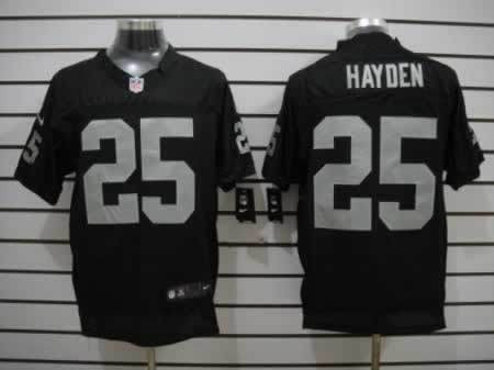 Nike Raiders 25 Hayden Black Elite Big Size Jersey