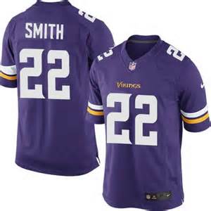 Nike Vikings 22 Smith Purple Elite Big Size Jersey