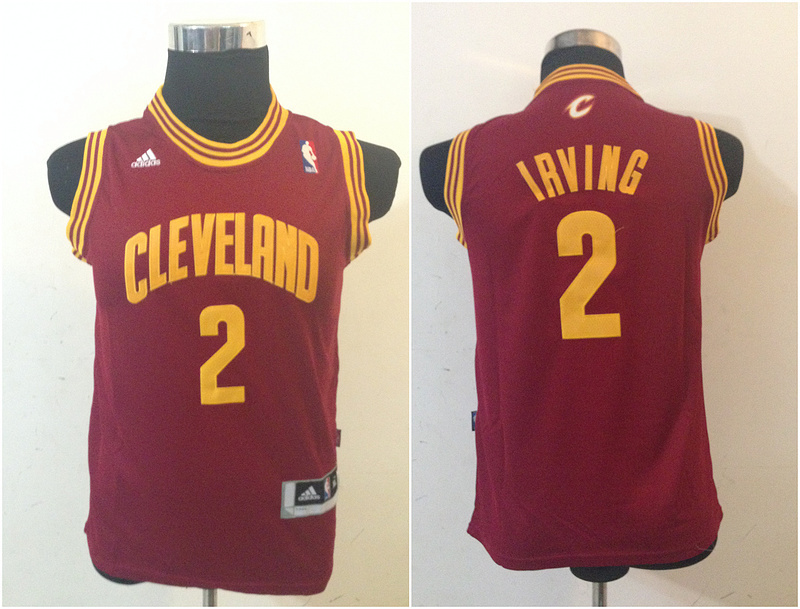 Cavaliers 2 Irving Red Revolution 30 Youth Jersey