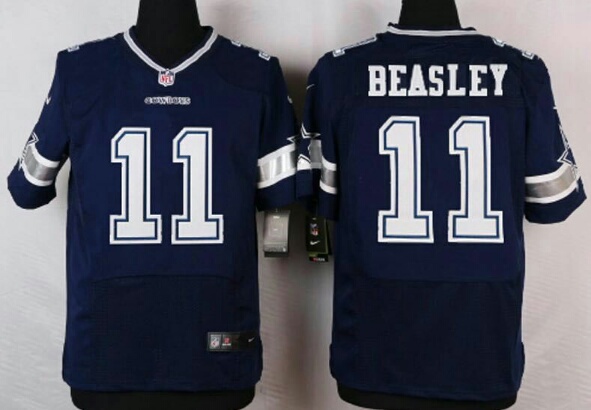 Nike Cowboys 11 Cole Beasley Blue Elite Jersey