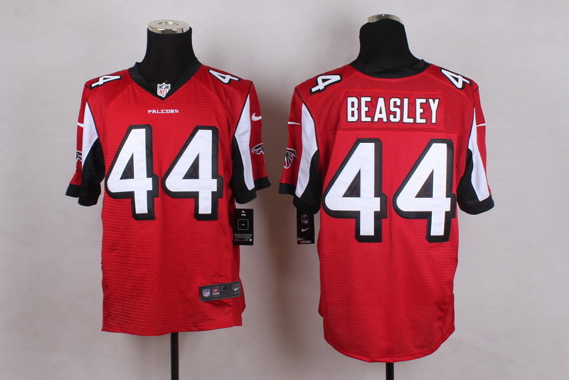 Nike Falcons 44 Vic Beasley Jr. Red Elite Big Size Jersey
