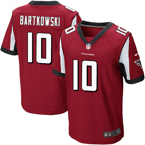 Nike Falcons 10 Steve Bartkowski Red Elite Jersey