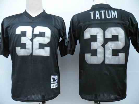 Raiders 32 Jack Tatum Black M&N Jersey