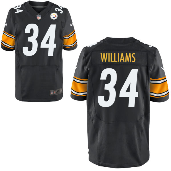 Nike Steelers 34 Deangelo Williams Black Elite Jersey