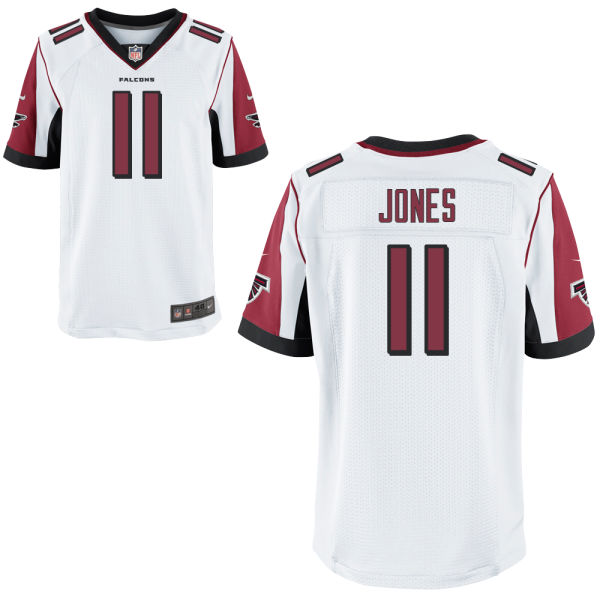 Nike Falcons 11 Julio Jones White Elite Jersey