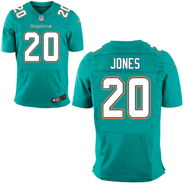 Nike Dolphins 20 Reshad Jones Green Elite Jersey