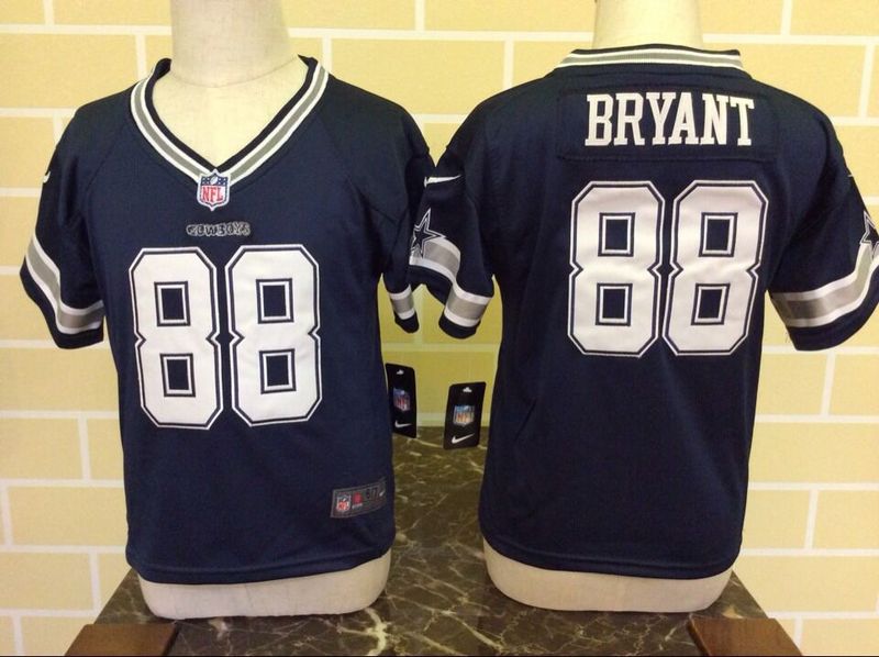 Nike Cowboys 88 Dez Bryant Blue Toddler Game Jersey