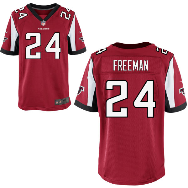 Nike Falcons 24 Devonta Freeman Red Big Size Elite Jersey
