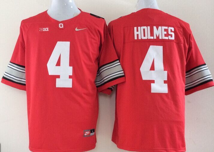 Ohio State Buckeyes 4 Holmes Red College Jerseys