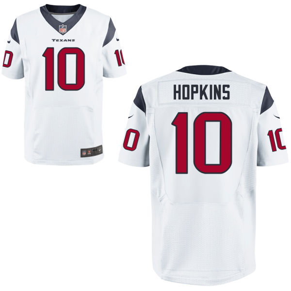 Nike Texans 10 DeAndre Hopkins White Elite Jersey