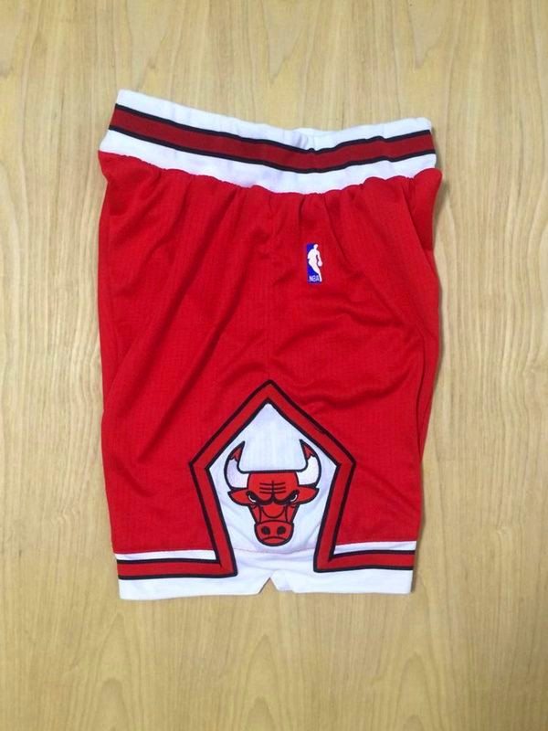 Bulls Red 2015-16 Christmas Swingman Shorts