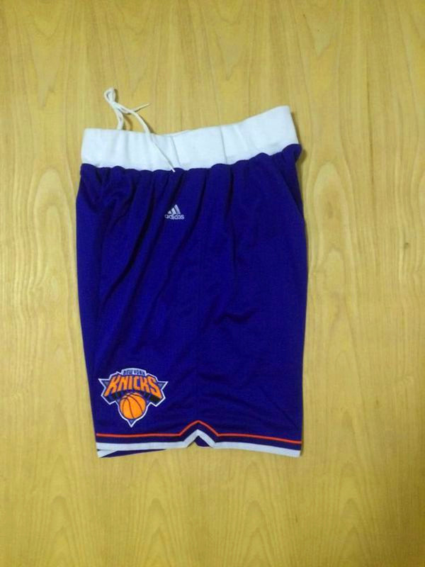 Knicks Blue 2015-16 Christmas Swingman Shorts
