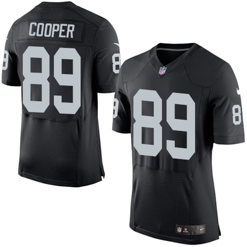 Nike Raiders 89 Amari Cooper Black Big Size Elite Jersey