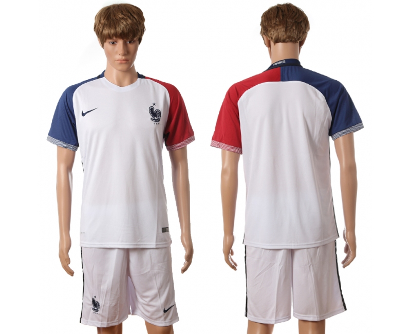 France Away UEFA 2016 Customized Soccer Jersey