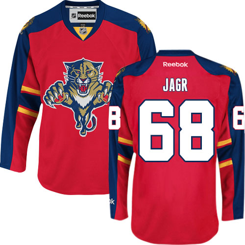 Panthers 68 Jaromir Jagr Red Reebok Jersey