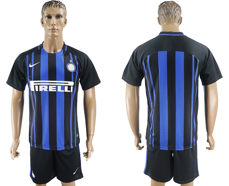 2017-18 Inter Milan Home Customized Soccer Jersey