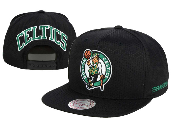 Celtics Team Logo Black Adjustable Hat