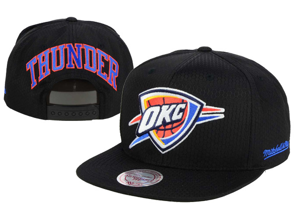 Thunder Team Logo Black Adjustable Hat