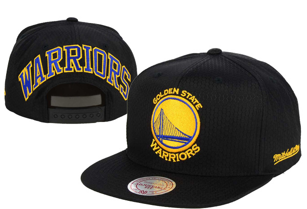 Warriors Team Logo Black Adjustable Hat