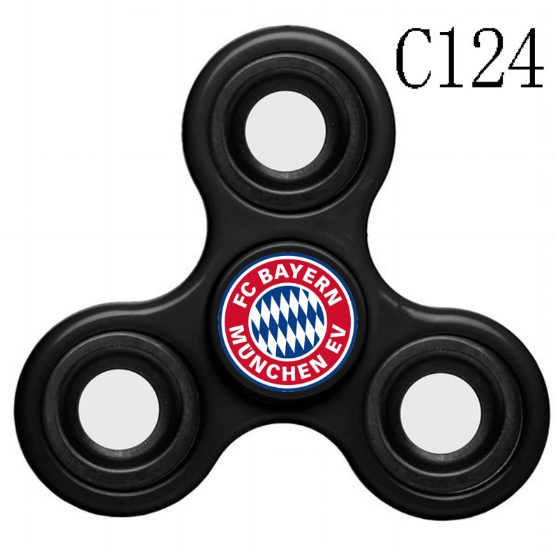 Bayern Munich Team Logo Black 3 Way Fidget Spinner