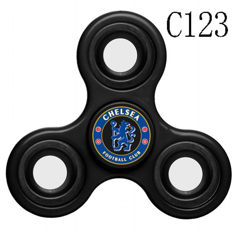 Chelsea Team Logo Black 3 Way Fidget Spinner