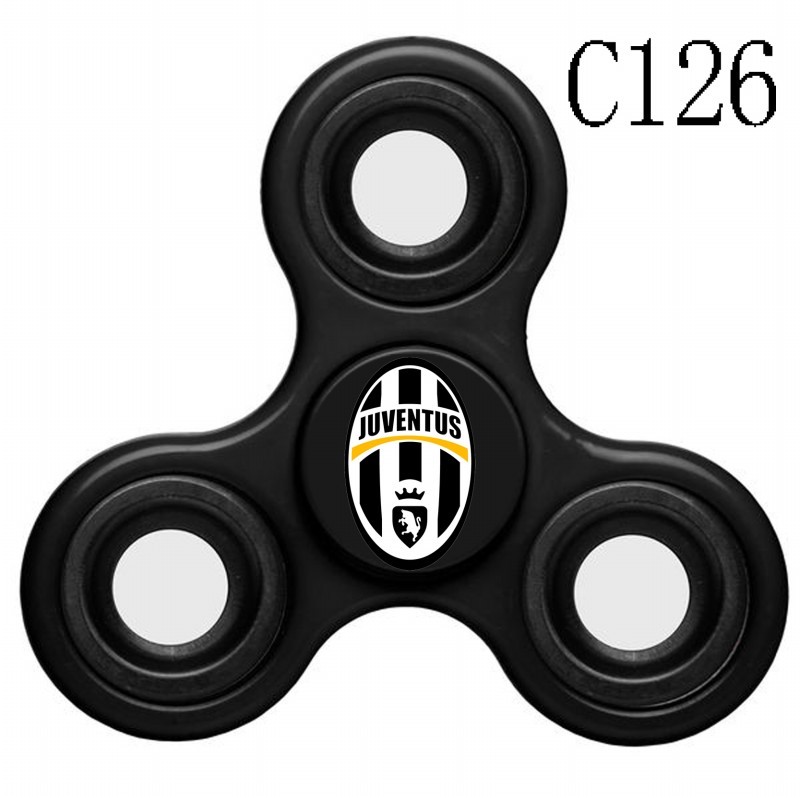 Juventus Team Logo Black 3 Way Fidget Spinner