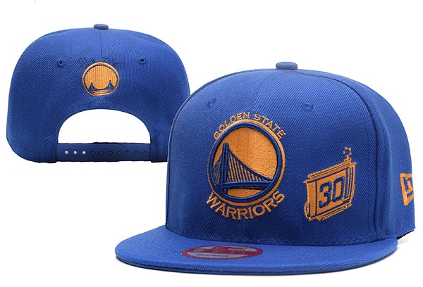 Warriors 30 Stephen Curry Blue Adjustable Hat