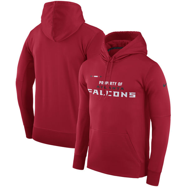 Atlanta Falcons Nike Property Of Performance Pullover Hoodie Red
