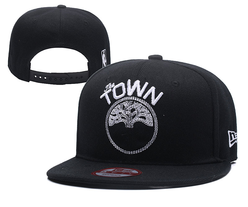 Warriors Black The Town City Edition Adjustable Hat YD